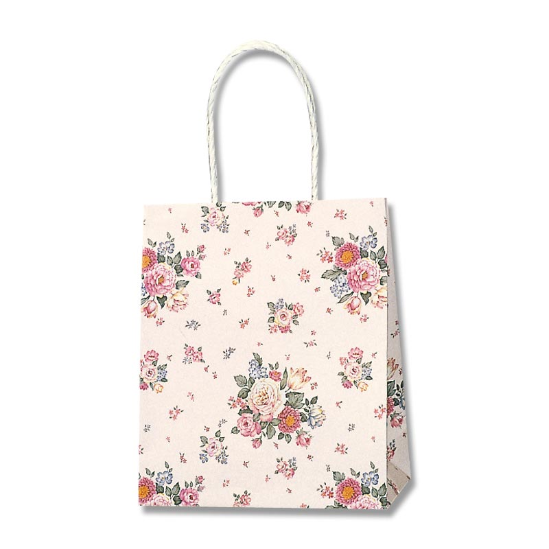 HEIKO 紙袋 Pスムースバッグ 22-12 ローズブーケ 25枚/袋
