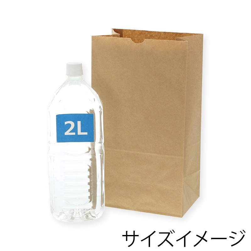 無地三方袋 HEIKO 紙袋 角底袋 No.12 未晒無地 100枚/袋 004011200 包装用品