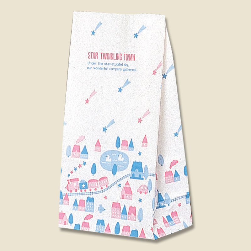 HEIKO 紙袋 角底袋 No.6 ポッポ 100枚/袋 004051600 包装用品