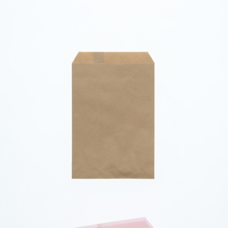 HEIKO 紙袋 角底袋 No.4 未晒無地 100枚/袋 004010400 包装用品