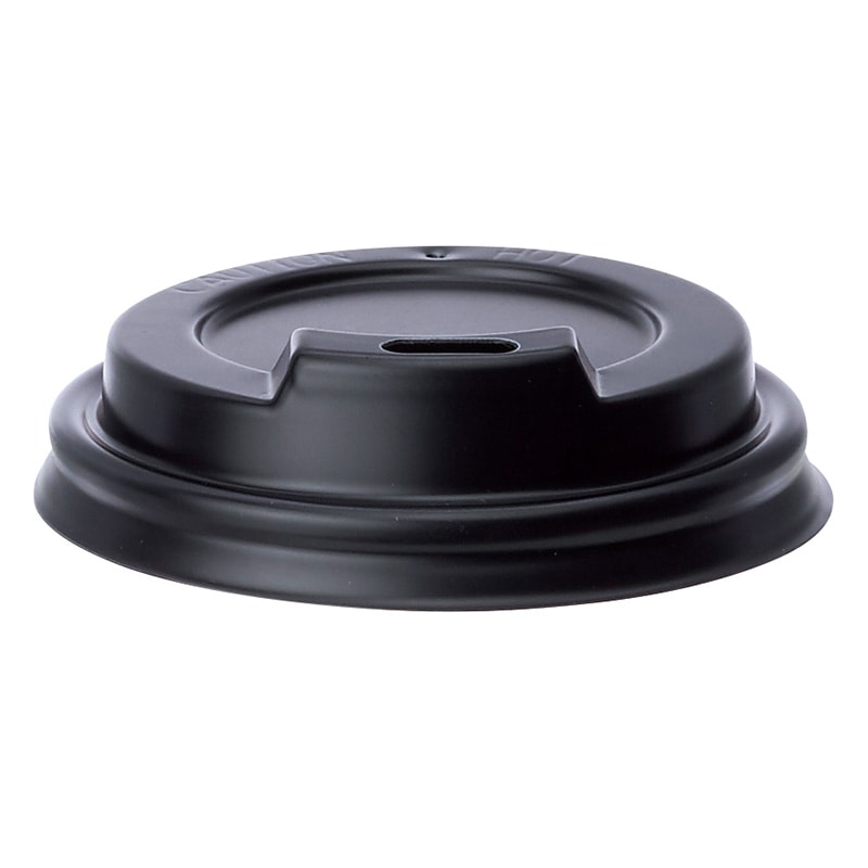 紙コップ 断熱カップ 4オンス用 フタ 黒 50個/袋