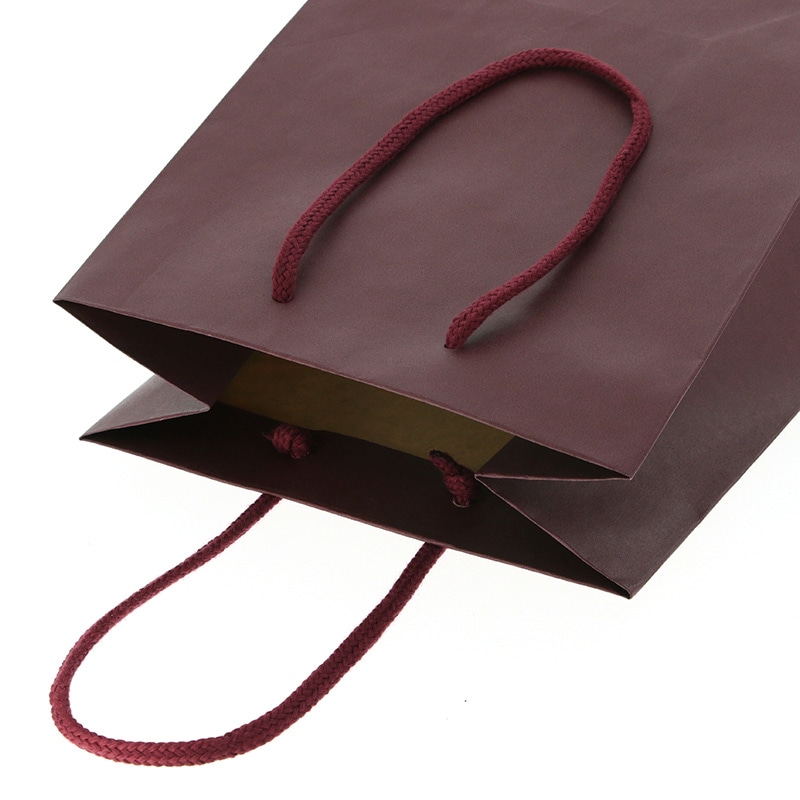 （まとめ） シモジマ カラーチャームバッグ 20-12 紺 10枚入〔×5セット〕 HEIKO 紙袋 カラーチャームバッグ 20-12 エンジ 10枚⁄袋 005330103