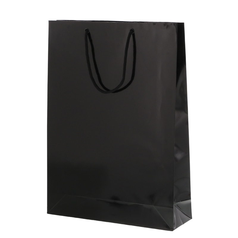 HEIKO 紙袋 ブライトバッグ G2 黒 10枚/袋