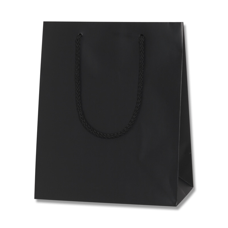 HEIKO 紙袋 ブライトバッグ 22-12 黒(MT) 10枚/袋