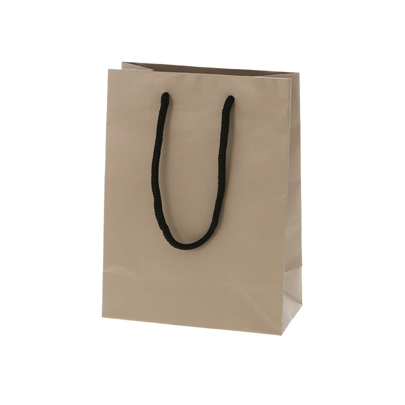 HEIKO 紙袋 ブライトバッグ T-3 ウォームグレー(マットタイプ) 10枚/袋