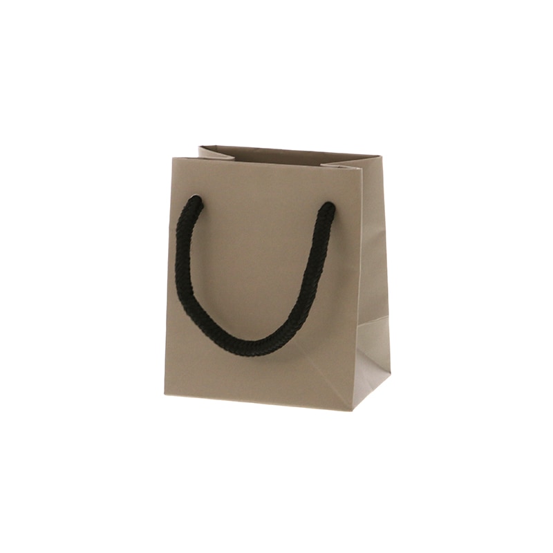 HEIKO 紙袋 ブライトバッグ T-5 ウォームグレー(マットタイプ) 10枚/袋