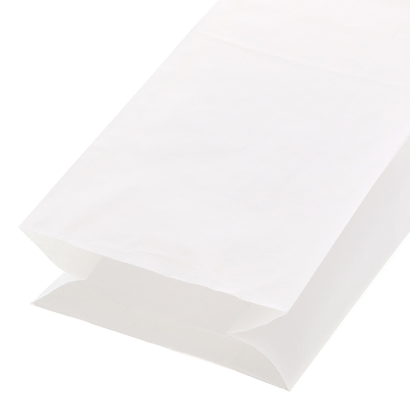 HEIKO NF(ノンフッ素)耐油角底袋 No.6 白無地 100枚/袋