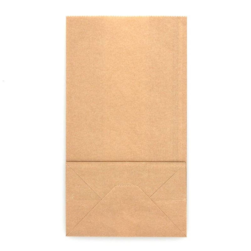 HEIKO NF(ノンフッ素)耐油角底袋 No.4 未晒無地 100枚/袋 004180331