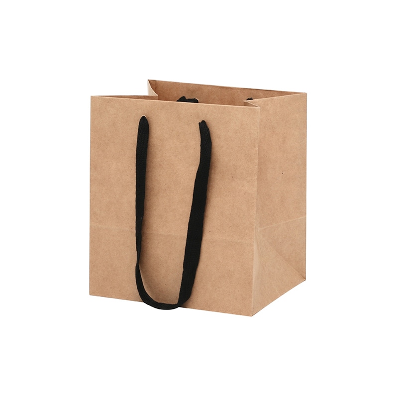 HEIKO 手提げ紙袋 フルールバッグ 25-20 未晒無地 10枚/袋