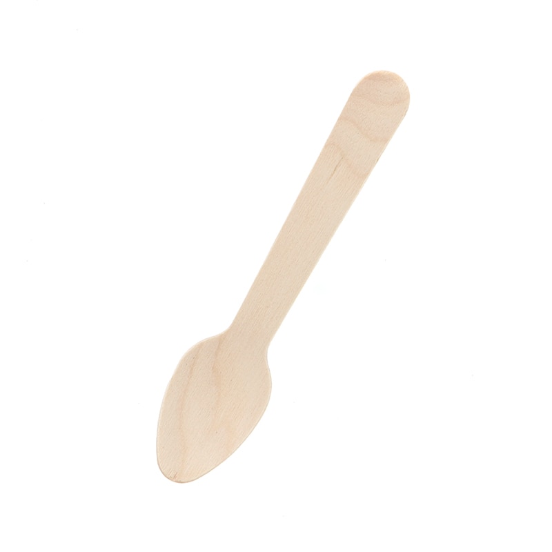 HEIKO 木製スプーン 140mm バラ(個包装なし) 100本/袋 004514124