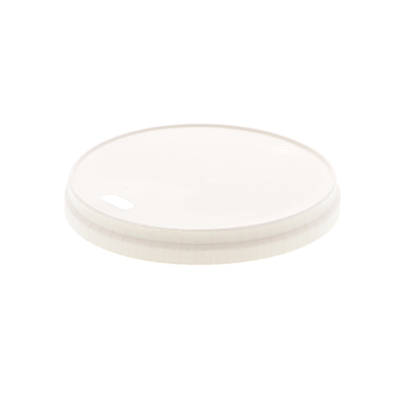 HEIKO 紙コップ ペーパーリッド 小判穴 口径80mm 50個/袋