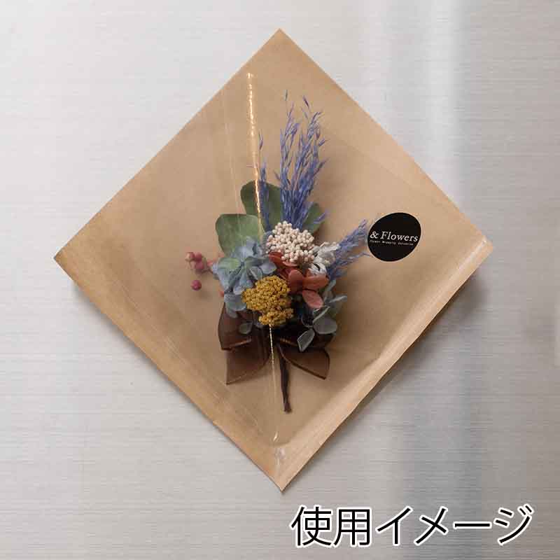 HEIKO 片面透明バーガー袋 18－18 未晒無地 100枚/袋 004738103