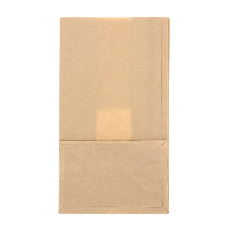 HEIKO 窓付耐油角底袋 9-6 未晒無地 100枚/袋 004738611 包装用品