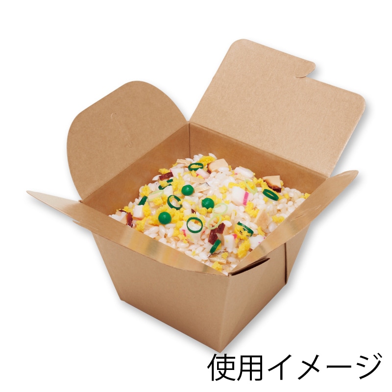 新品　未使用　ネオクラフトフードBOX M HEIKO 食品容器 ネオクラフト フードボックス M 20枚/袋