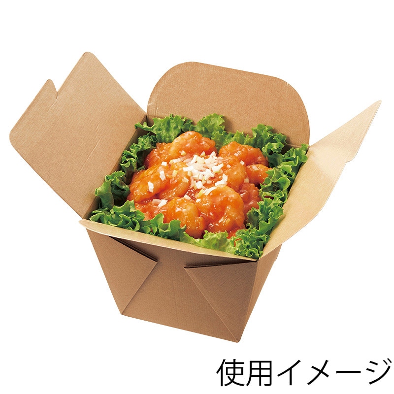 新品　未使用　ネオクラフトフードBOX M HEIKO 食品容器 ネオクラフト フードボックス M 20枚/袋