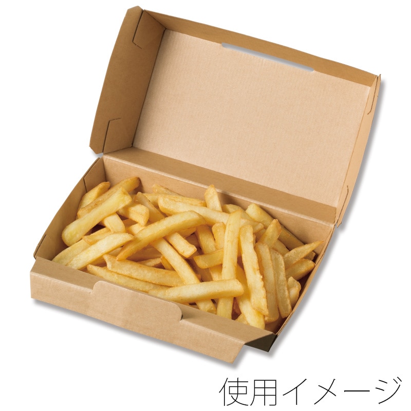 HEIKO 食品容器 ネオクラフト ランチボックス S 20枚/袋