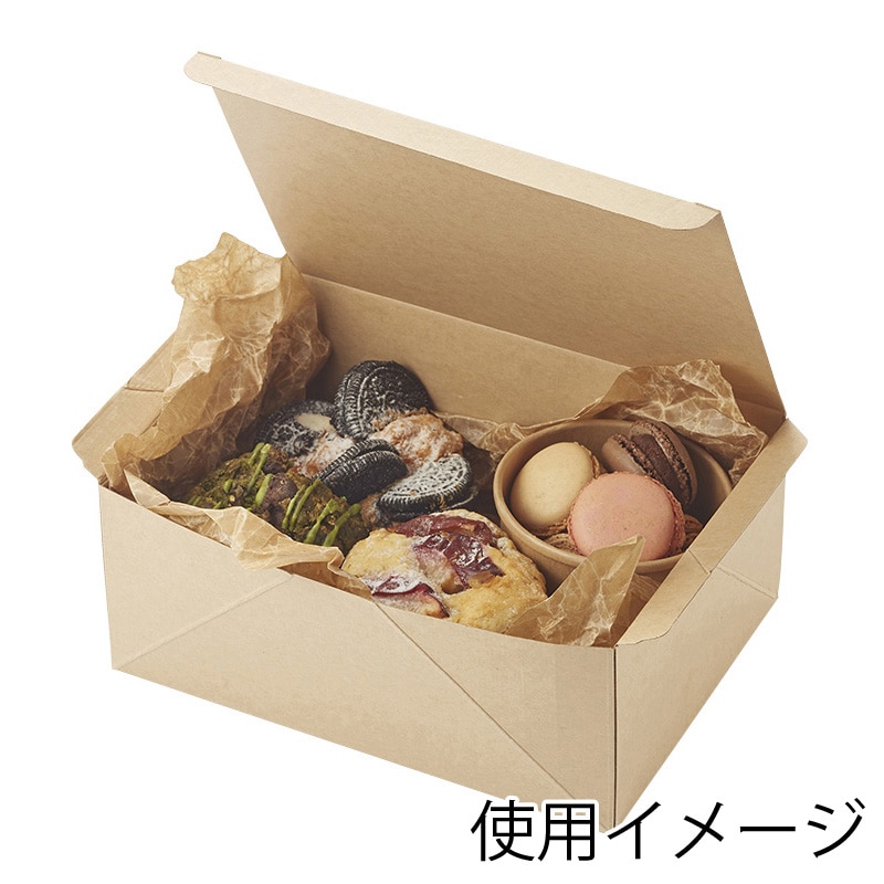 【200枚】ケーキ箱　ギフトBOX HEIKO HEIKO 箱 ネオクラフト キャリーボックス M ケーキ4～5個用 20枚