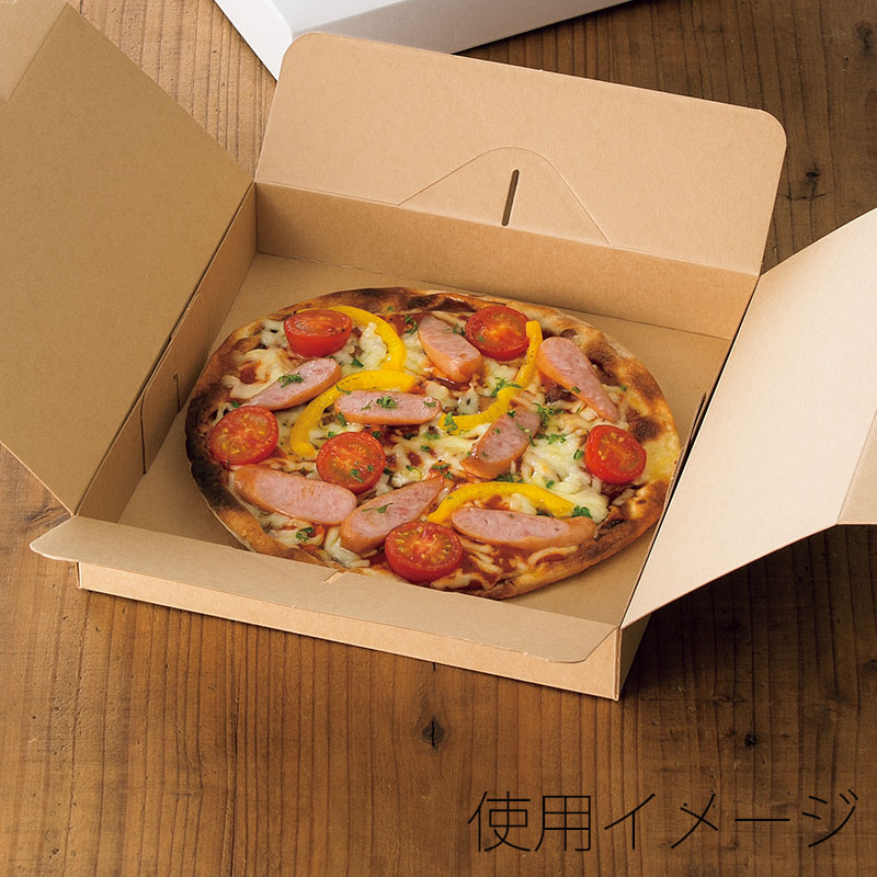 HEIKO 食品容器 ネオクラフト キャリーピザボックス S 10枚/袋