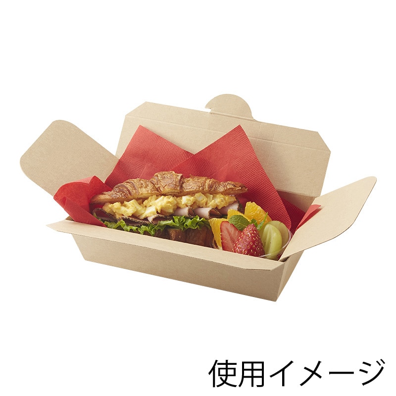 HEIKO 食品容器 ネオクラフト フードボックス ロングM 20枚/袋