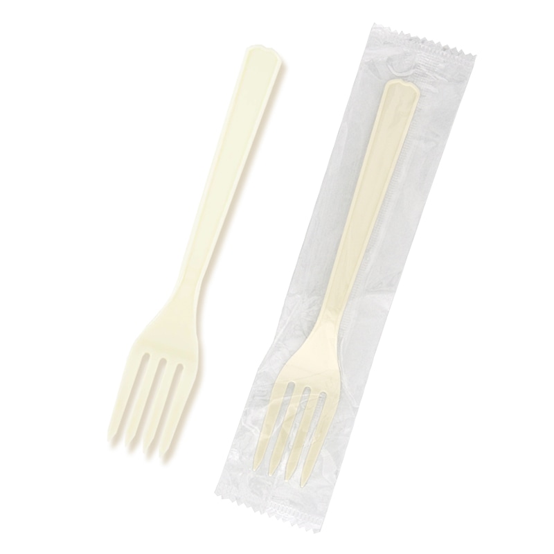 ホワイトプラスチックフォーク 未開封 たのめーる】やなぎプロダクツ プラスチック フォーク ホワイト 個包装