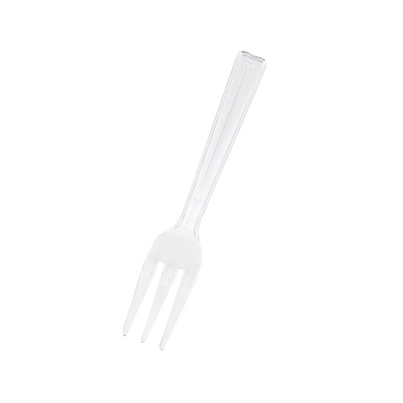 HEIKO プラスチックフォーク 16cm 個包装 アイボリー 100本/袋