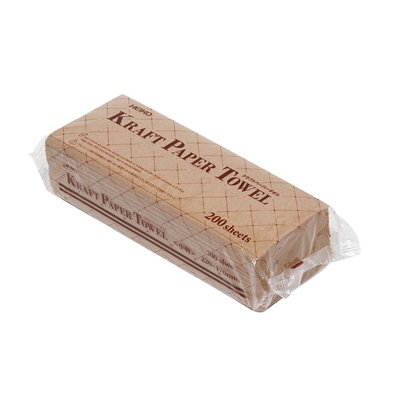 HEIKO クラフトペーパータオル シングル 小判 200枚/パック 004722006