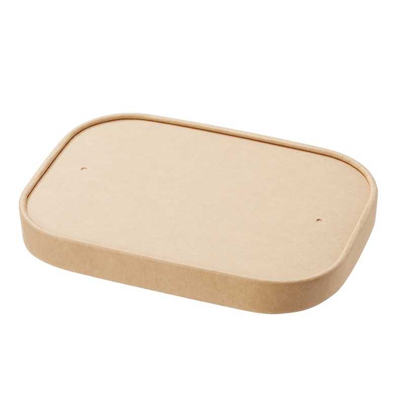 HEIKO 食品容器 未晒フードカップ用紙蓋PE 長角 25個/袋