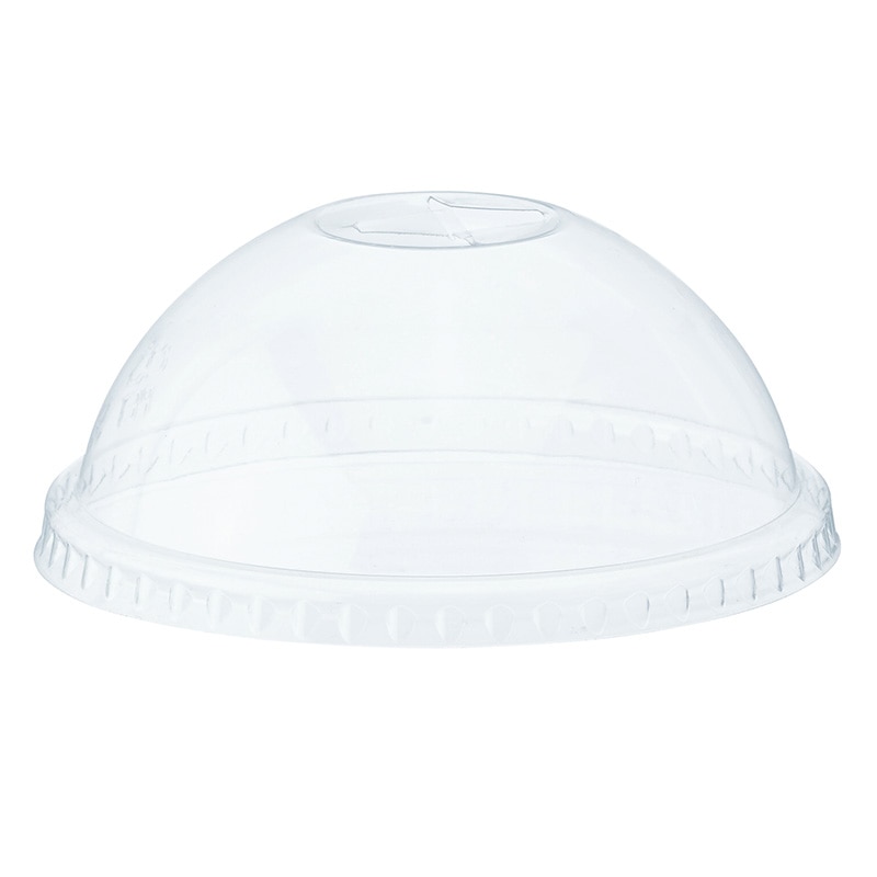 HEIKO 透明カップ A-PET ドーム蓋 口径92mm用 穴無 透明 50個/袋