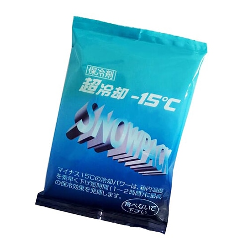 【直送品】 三重化学工業 保冷剤　スノーパック 50g 196　超冷却－15度 300個/箱（ご注文単位1箱）