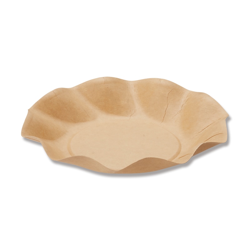 HEIKO 紙皿 クラフトサンプレート 18cm 25枚/袋 004502002 包装