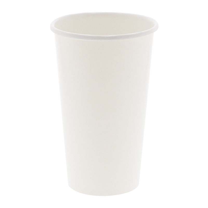 HEIKO 紙コップ(ペーパーカップ) アイス・ホット兼用 18オンス 口径90mm ホワイト 25個/袋