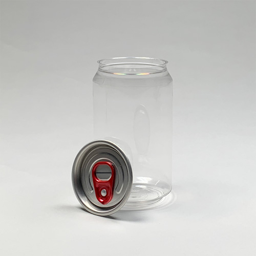 BMターゲット 缶シーリング専用容器 円柱 330ml フルオープン 赤