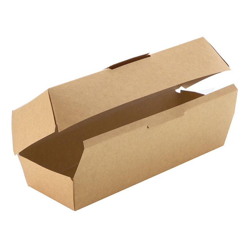 フードパック SHL-16-A 　５５０枚　焼き鳥　唐揚げ　ホットドック等 HEIKO 食品容器 クラフトフードパック ホットドッグ 50枚/袋