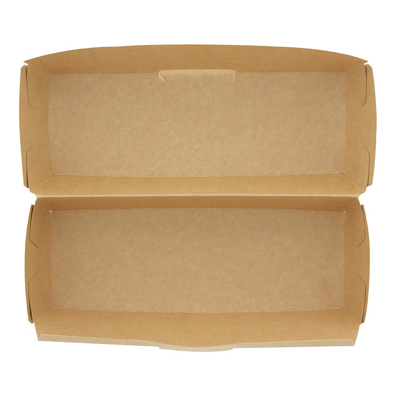 HEIKO 食品容器 クラフトフードパック ホットドッグ 50枚/袋 004537045