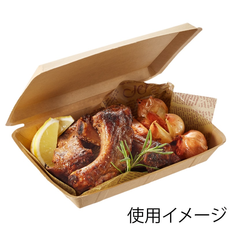 HEIKO 食品容器 クラフトフードパック FP-650 50枚/袋 004490428 包装