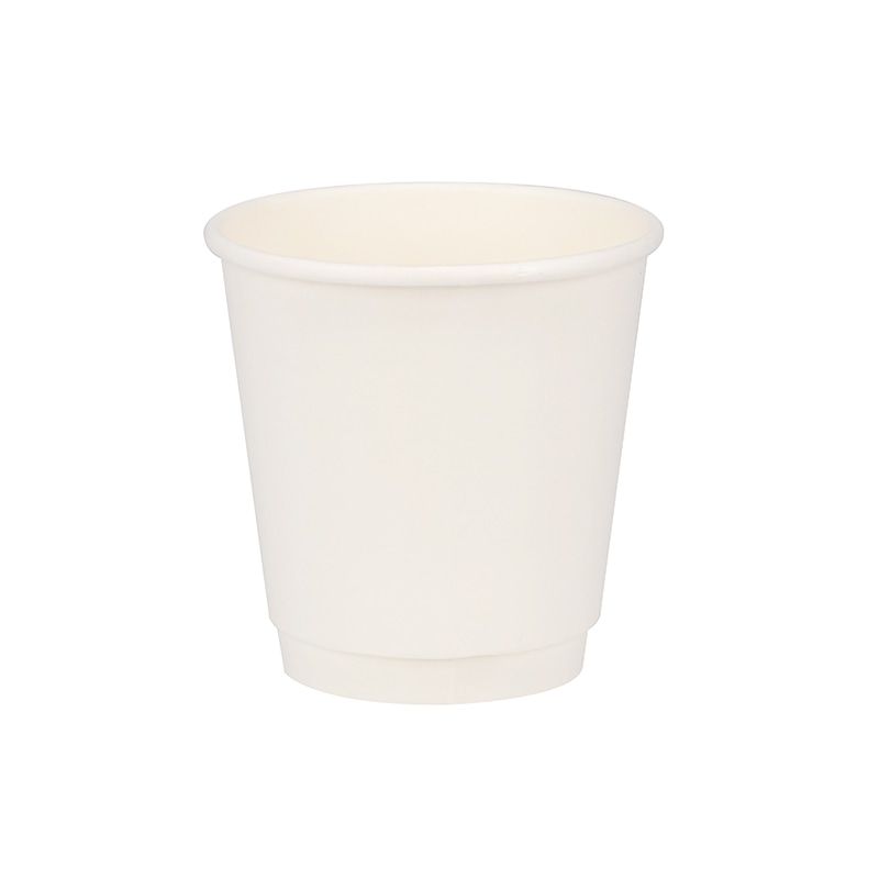 HEIKO 紙コップ 二重断熱カップ 6オンス 口径80mm ホワイト 25個/袋