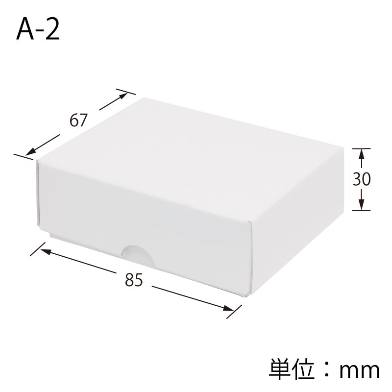 HEIKO 箱 デラックス白無地箱(エスプリ) A-2 アクセサリーL 10枚