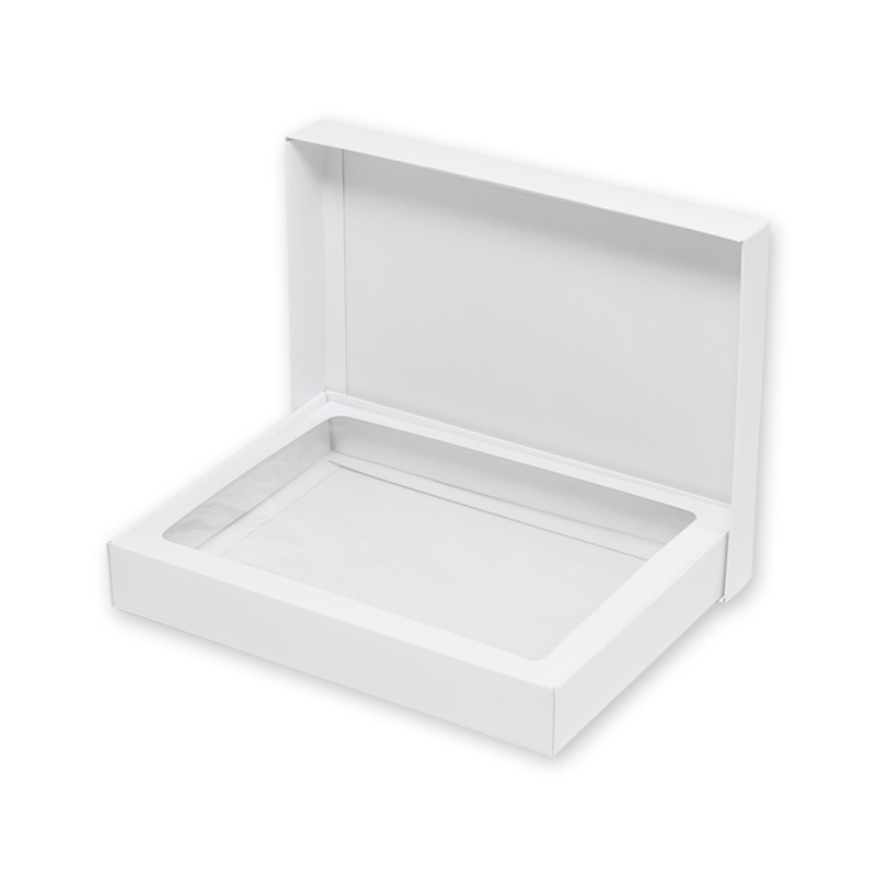 HEIKO 箱 デラックス白無地箱(エスプリ) DH-6 DXタオル6本 かぶせ蓋 10枚/袋