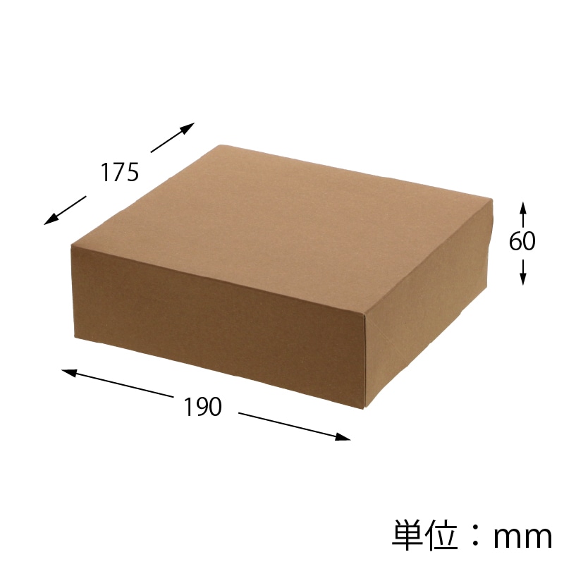 HEIKO 箱 ギフトボックス クリエイトボックス CR-1 クラフト 10