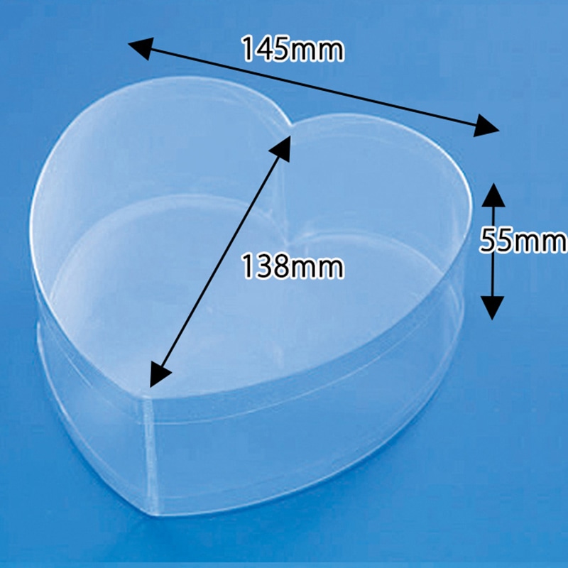 HEIKO 箱 クリスタルボックス スタンダードタイプ ハート型
