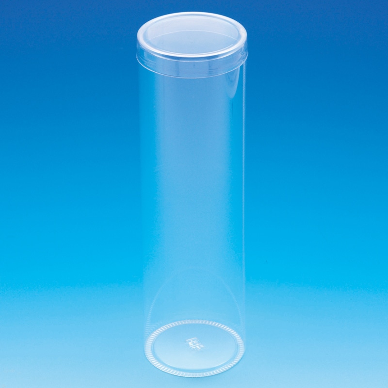 透明プラスチック円筒形収納ケース 5 楽天市場】PVC 円筒ケース (透明) φ80×H90mm 20個入 蓋付き 円柱