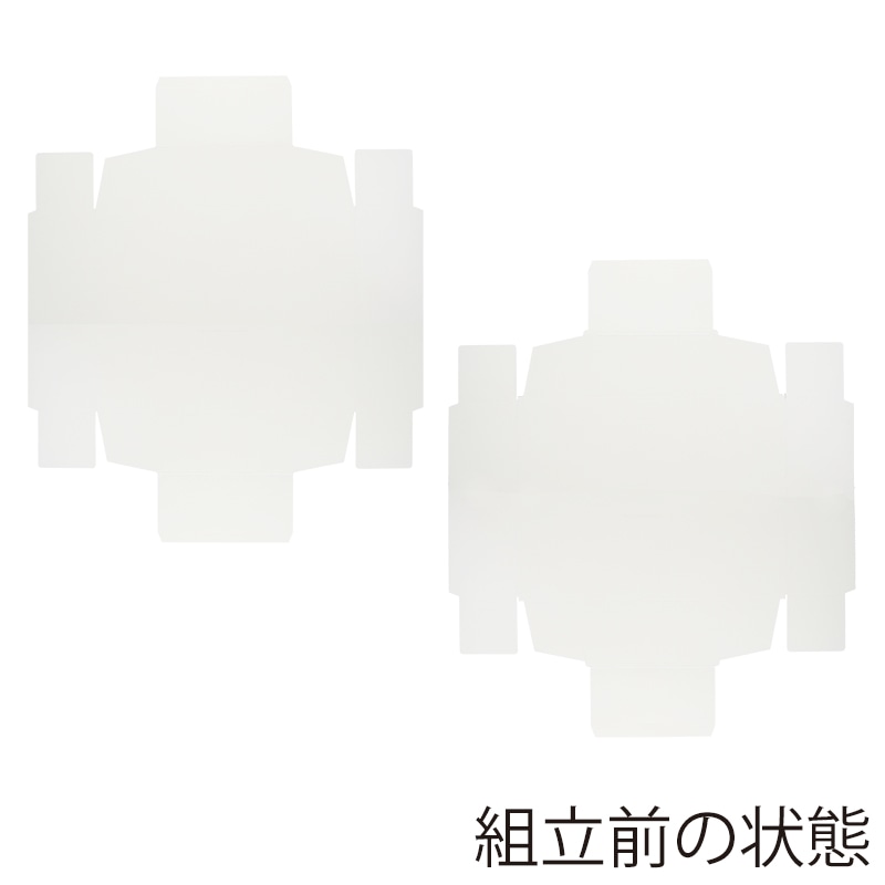 HEIKO 箱 ソフィアボックス SO-007 無地 10枚/袋