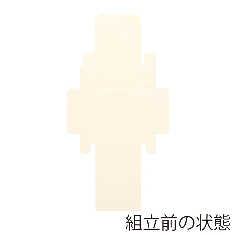 HEIKO 箱 ギフトボックス プチBOX 55×55 ホワイト 10枚/袋
