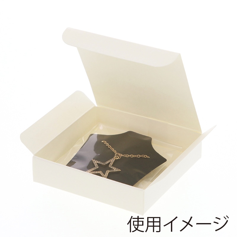 HEIKO 箱 ギフトボックス プチBOX 75×75 ホワイト 10枚/袋