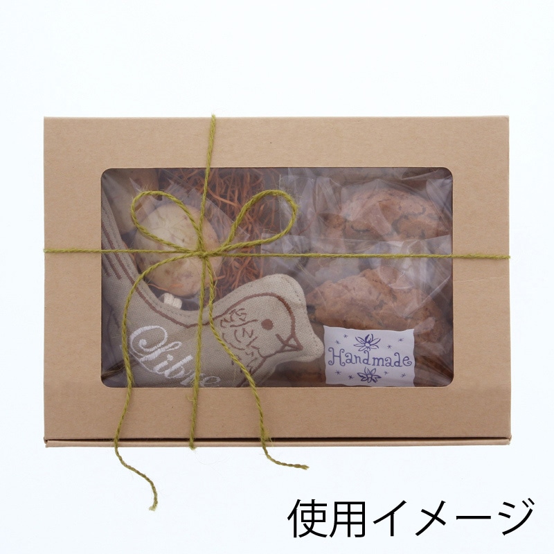 HEIKO 箱 ギフトボックス フレームBOX FL-4 クラフト 10枚/袋