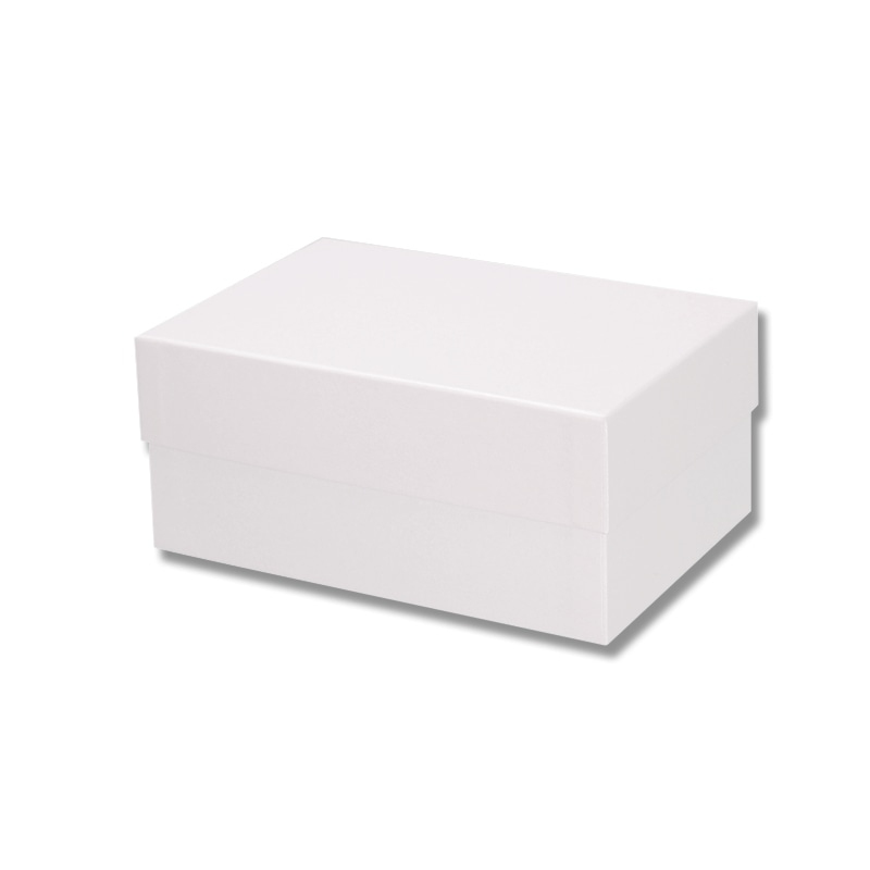HEIKO 箱 貼り箱 NO.4 スノー 1個 006868435 包装用品・店舗用品