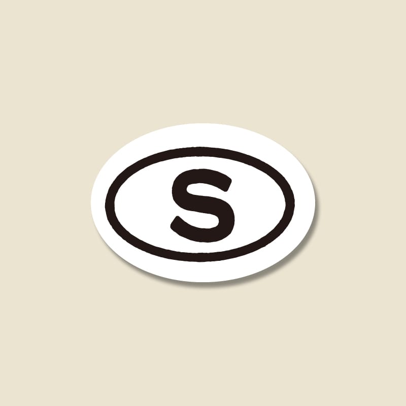 HEIKO タックラベル(シール) No.157 サイズ表示「S」 12×17mm