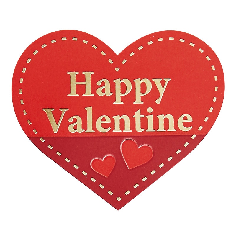 HEIKO 業務用VDシール ピュアハート Valentine 48片/束