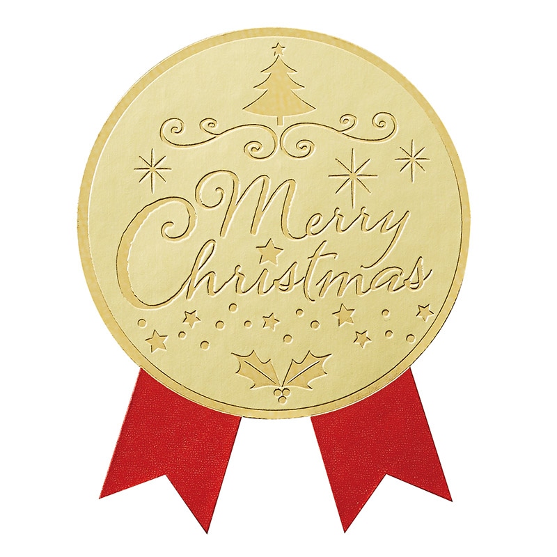 HEIKO クリスマスシール 業務用 グリスター 金 1束