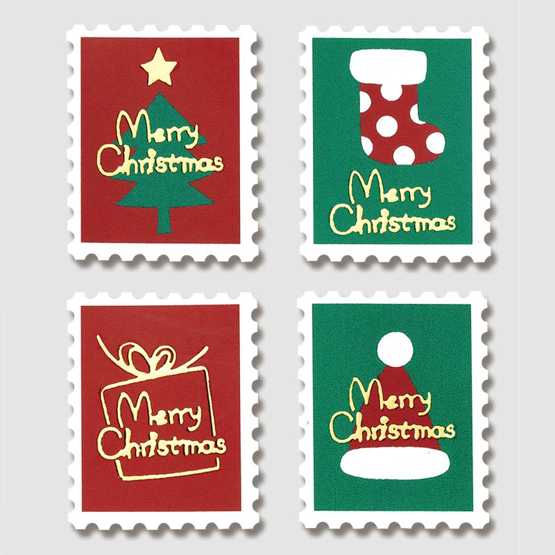 HEIKO クリスマスシール 業務用 クリスマススタンプ 1束